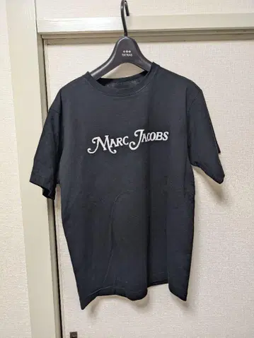 Marc Jacobs 로고 티셔츠 블랙 S 사이즈
