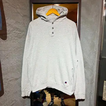 ~90's Russell Athletic 하이 코튼 후드티