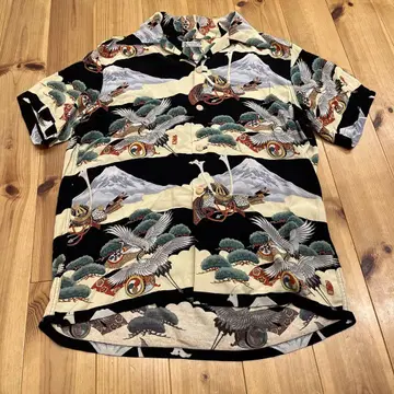 DENIME 알로하 셔츠 HAWAIIAN Dream 일본풍 패턴