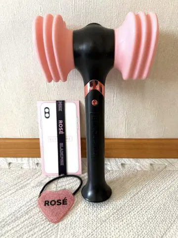 BLACKPINK 라이브 굿즈 응원봉 머리끈 스트랩 ROSE