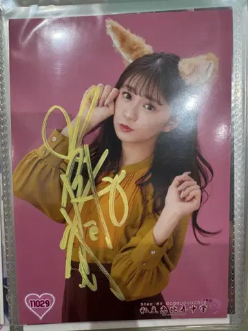 호시나 미레이 사인 포함 브로마이드