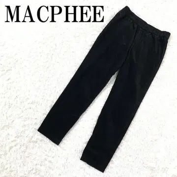 MACPHEE 맥피 벨로아 팬츠 블랙 38 B8734