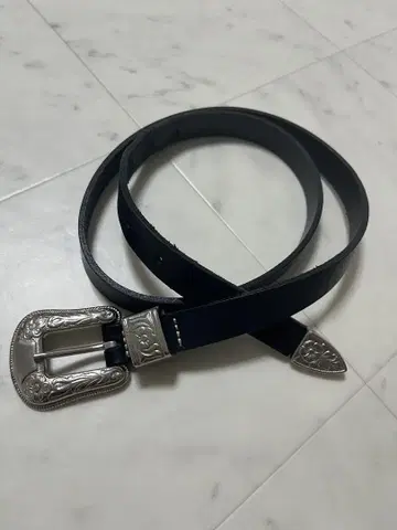 BUTTERO 버터로 가죽 웨스턴 벨트