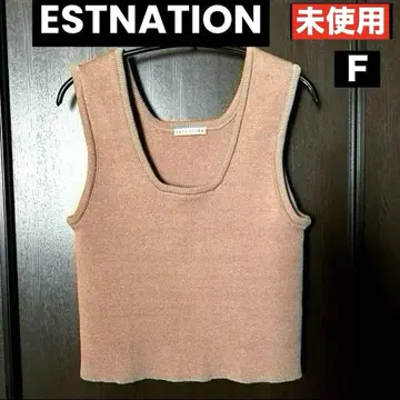 ESTNATION 에스트네이션 탱크탑 미사용 프리 사이즈