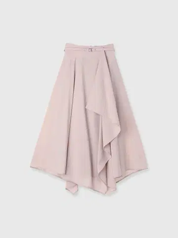 anuans 울 블렌드 아이 헤 스커트