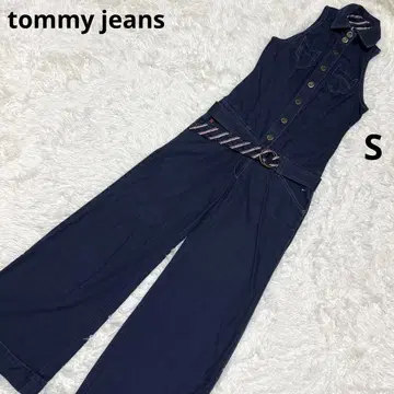 tommy jeans 오버롤 살로펫 데님 와이드y2k