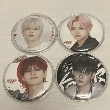 treasure 요시 캔뱃지 4개 세트