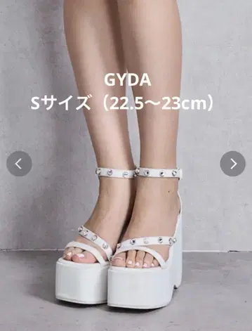 GYDA 스터드 플랫폼 샌들 S 사이즈 (22.5cm~23cm)