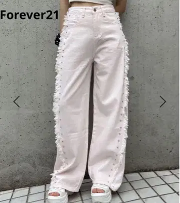 Forever21 브릿지 스터드 데님 팬츠