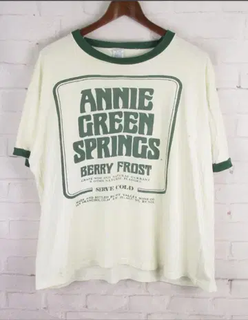 80년대~90년대 ANNIE GREEN SPRINGS / 링거 티셔츠