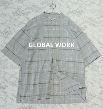 [글로벌 워크/GLOBAL WORK] 이지케어 린넨 셔츠 XL