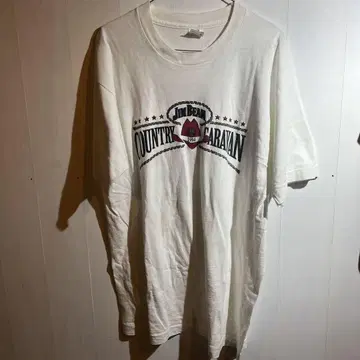90년대 화이트 티셔츠 JIM BEAM 1994