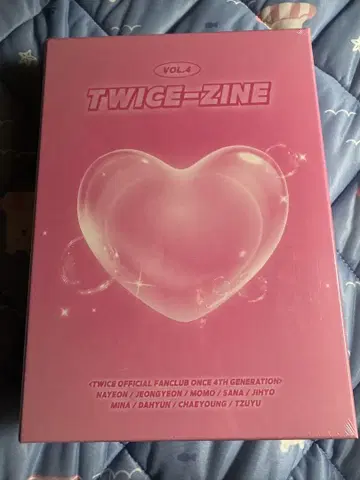 TWICE once 4기 twicezine 도서 국내 FC 혜택 키트