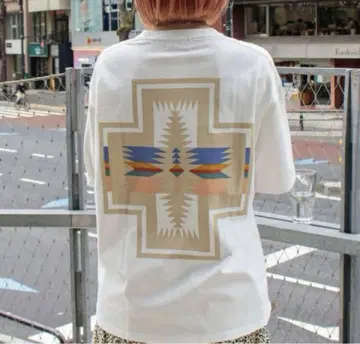 PENDLETON 펜들턴 백 프린트 티셔츠 S 사이즈