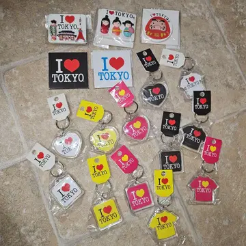 새상품 I LOVE TOKYO 키링 마그넷 대량 묶음 판매