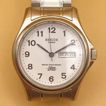 카시오 CASIO BESIDE 쿼츠 손목시계 앤티크 빈티지