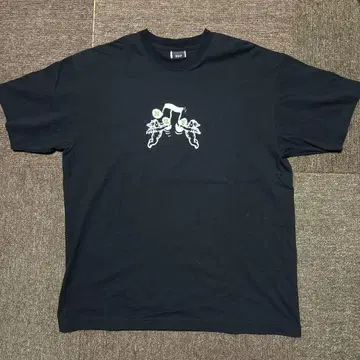 huf 티셔츠 블랙 가슴 로고
