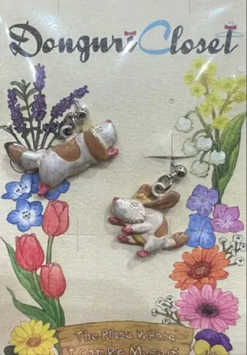 힌 귀걸이 Donguri Closet 한정판