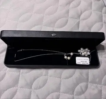 JEWELRY ASCAM 진주 플라워 모티브 목걸이