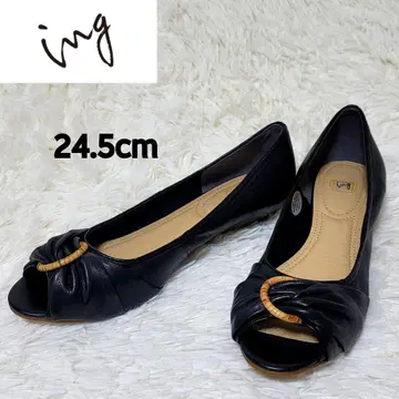 [컨디션 최상] ing 잉그 오픈토 펌프스 24.5cm