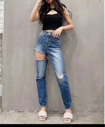gyda 데미지 데님
