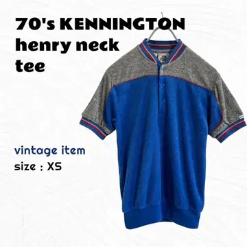 70's KENNINGTON 리브 T셔츠 / 빈티지 Y2K 구제 의류