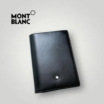 [새상품급] 몽블랑/카드 케이스 가죽 명함지갑 패스 케이스 블랙