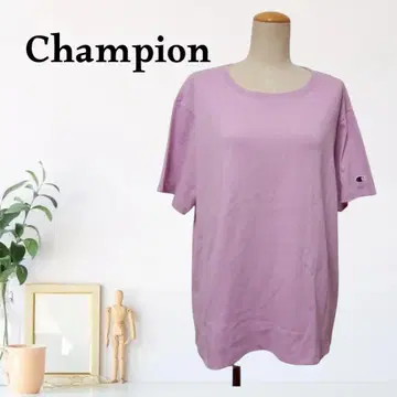 mm1944 [ XL ] 챔피온 무지 티셔츠 오버 실루엣 크루넥