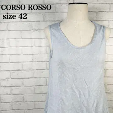 CORSO ROSSO 미사용 새상품 마 혼방 니트 탱크탑 42 이탈리아제