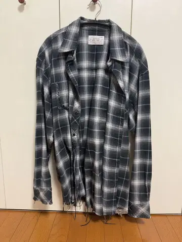 RAFU 체크 셔츠 XL