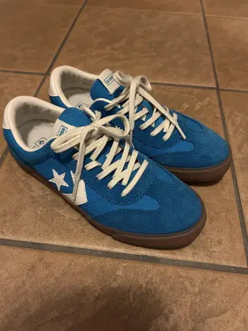CONVERSE 파랑 스웨이드 스니커즈