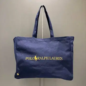 BEAMS Polo Ralph Lauren 별주 네이비 토트백