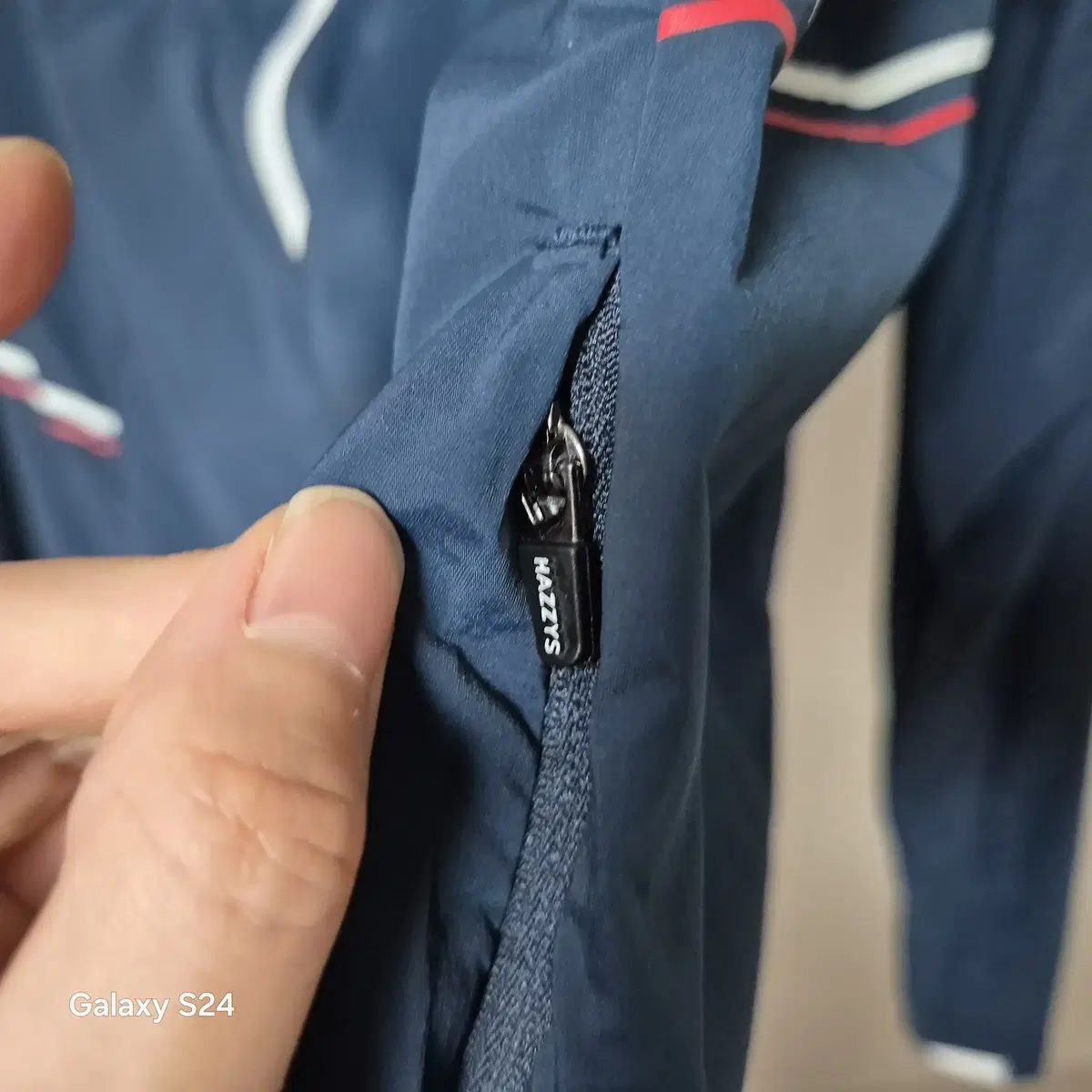 HAZZYS | 헤지스 105) Hazzys Golf (2023) Men's Wrinkle Zip-Up