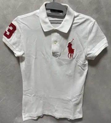 RALPH LAUREN 빅 포니 화이트 피케 셔츠 M