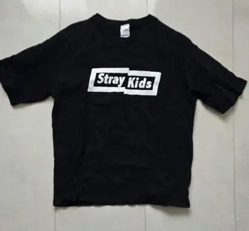 StrayKids WEGO 콜라보 T셔츠 M 사이즈 블랙