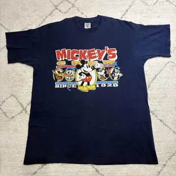 90s USA제 Mickey 올드 디즈니 싱글 스티치 구제 의류