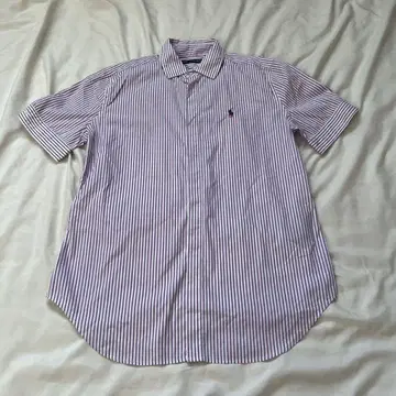 [ Ralph Lauren ] 반팔 셔츠 스트라이프 퍼플