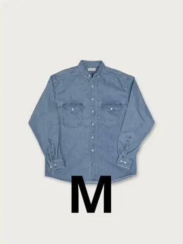 daydream Japan Denim BD Shirts ovy M 사이즈