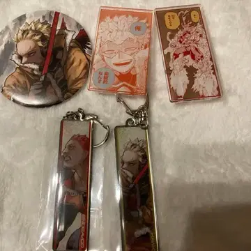 히로아카 원화전 호크스 엔데버 캔뱃지 메탈 키링 아크릴