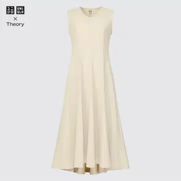 [새상품급] UNIQLO theory 울트라 스트레치 플레어 롱 원피스