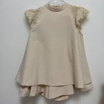 CELFORD 레이스가 있는 프렌치 슬리브 상의 셋업 S 사이즈