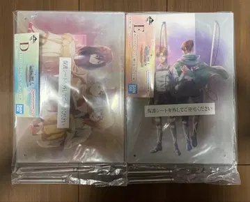 제일복권 진격의 거인 땅울림 D상 E상 아크릴 보드 2개 묶음 판매
