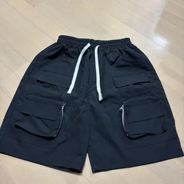 카고 팬츠 블랙 검정 L 사이즈