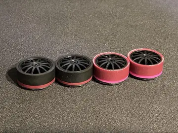 미니 사륜구동 페라 타이어 약 23.3mm 로우 프릭션