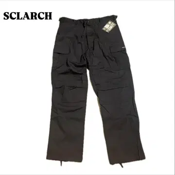 SCLARCH 스크라치 블랙 카고 팬츠