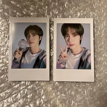 BTS JIN 진 TOUR MERCH 인스턴트 포토 카드