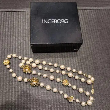 INGEBORG 골드 펄 목걸이
