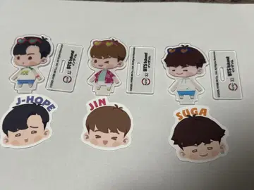 스시로 BTS 인더섬 아크릴 스탠드 피크 세트