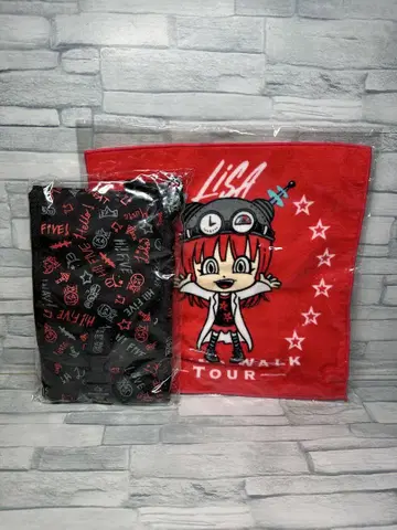 LiSA Hi FiVE 멀티 파우치 Sound Walk Tour 손수건