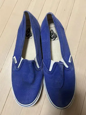 반스 파랑 슬립온